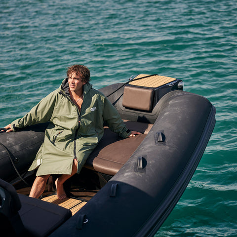 Gill Aqua Parka - Sage Dry Robe