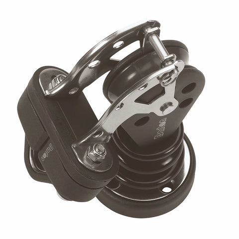 Barton Stand Up Pulley Block with Becket & Cam Cleat, Size 2