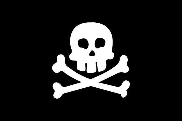 Pirate Flag - Jolly Roger Courtesy Flag | Whitstable Marine